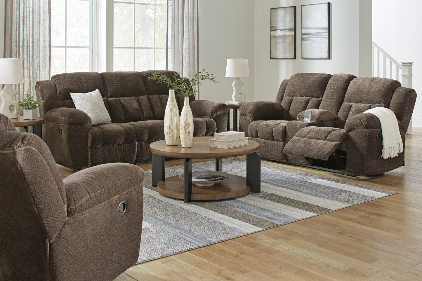 Frohn Loveseat With Console