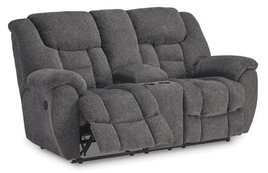 Foreside Loveseat With Console