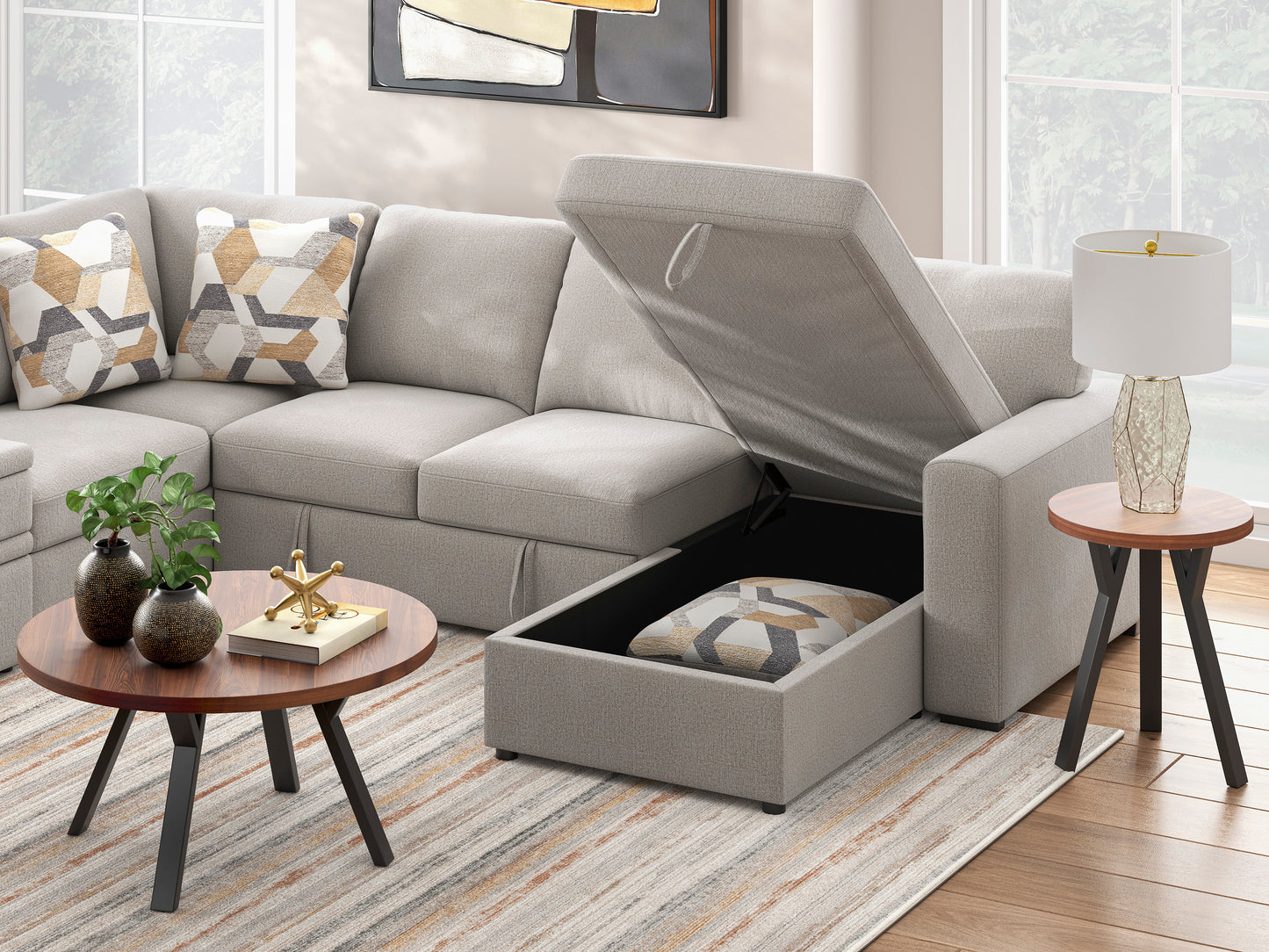 Flaglere 5-piece Sectional Sofa Set