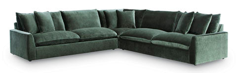 Carriage 3-piece Sectional Sofa Set