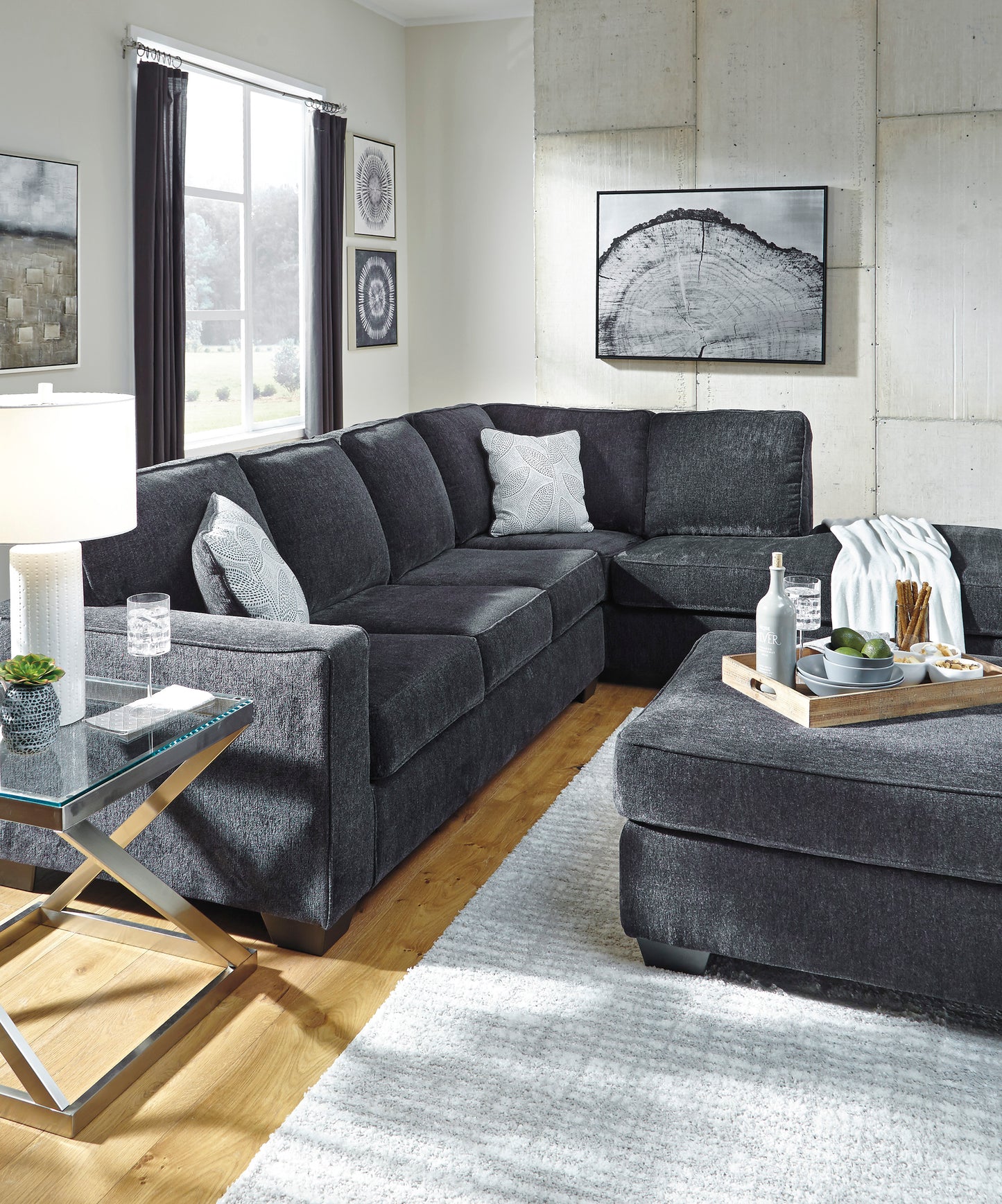 Altari 2 Piece Sectional Sofa Set