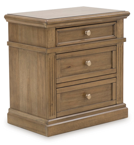 Mylarken Three Drawer Night Stand