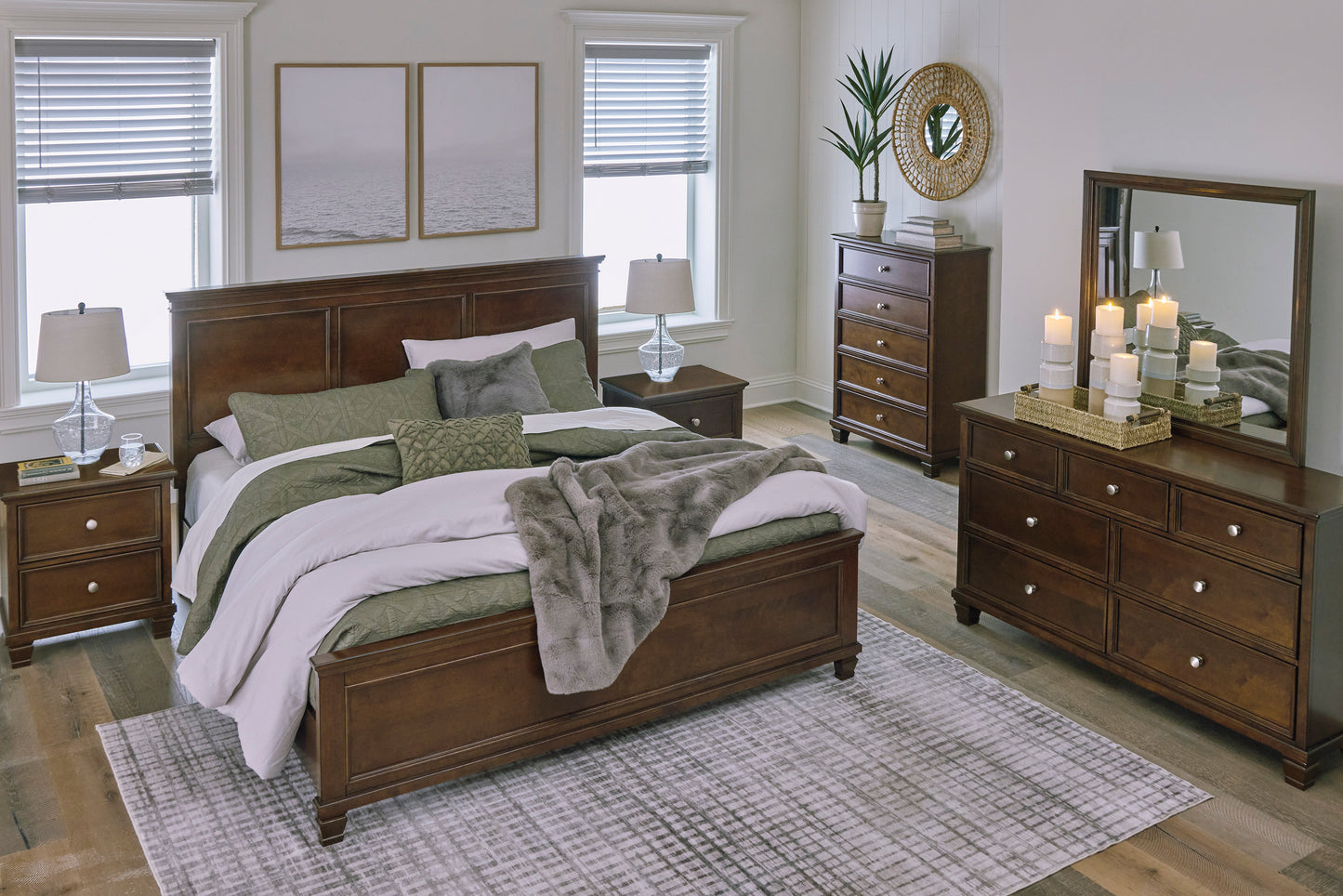 Danabrin Two Drawer Night Stand