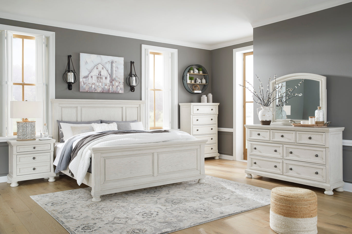 Robbinsdale Two Drawer Night Stand