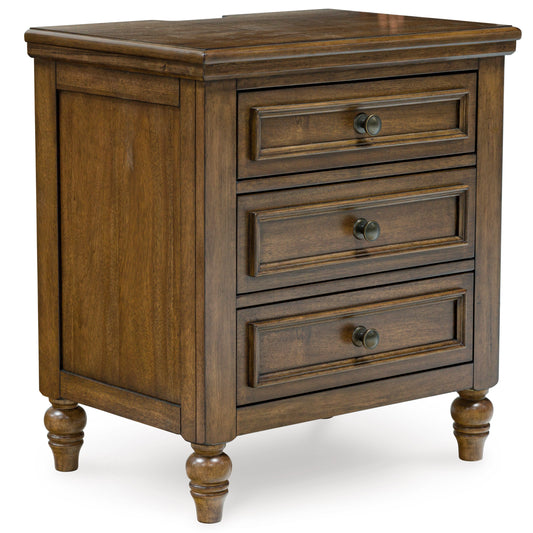 Sturlayne Three Drawer Night Stand