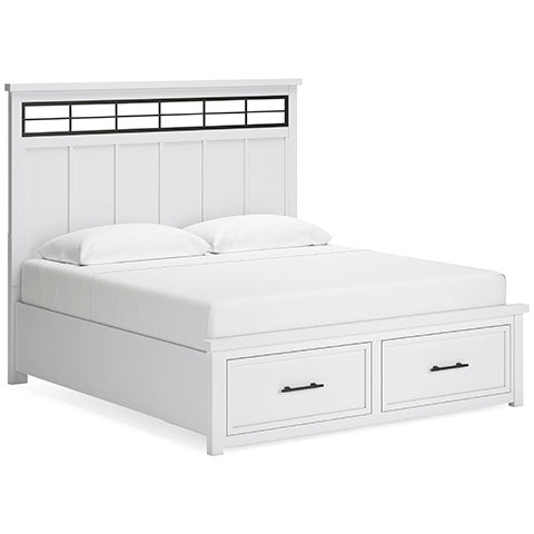Ashbryn King bed with Storage