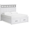 Ashbryn King bed with Storage