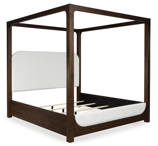 Breckington King Upholstered Canopy Bed