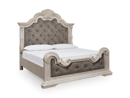 Andonhall King Upholstered Panel Bed