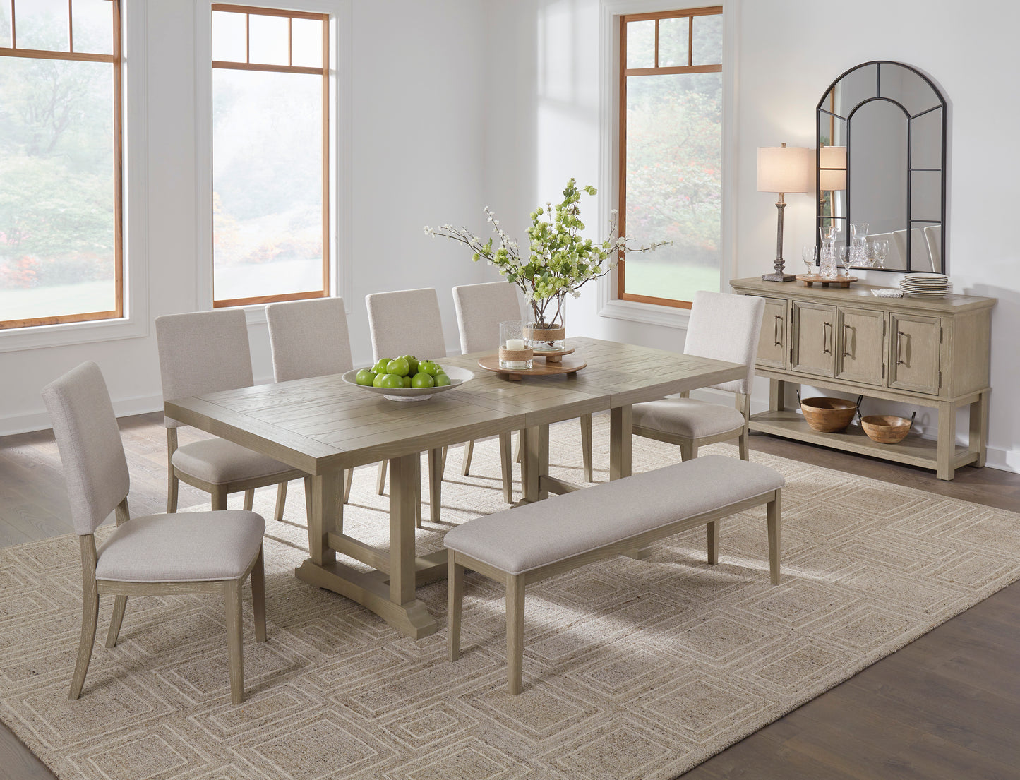 Vallardia Upholstered Dining Bench