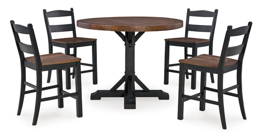 Valebeck Counter Table Set