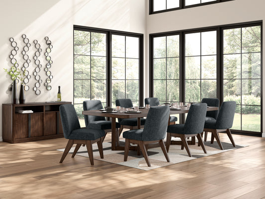 Kendamore Dinning table set (Table+ 8 chairs)