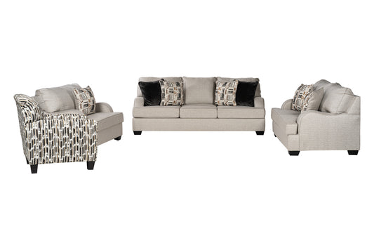 Valerano Sofa Set (3+2+1+Accent chair)