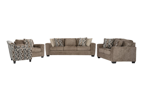 Noxfern Sofa set (3+2+1) + Accent Chair + Ottoman