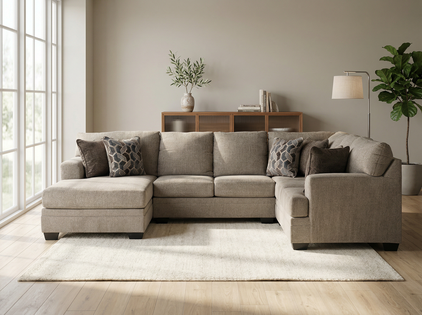 Zarell 4-piece Sectional Sofa Set