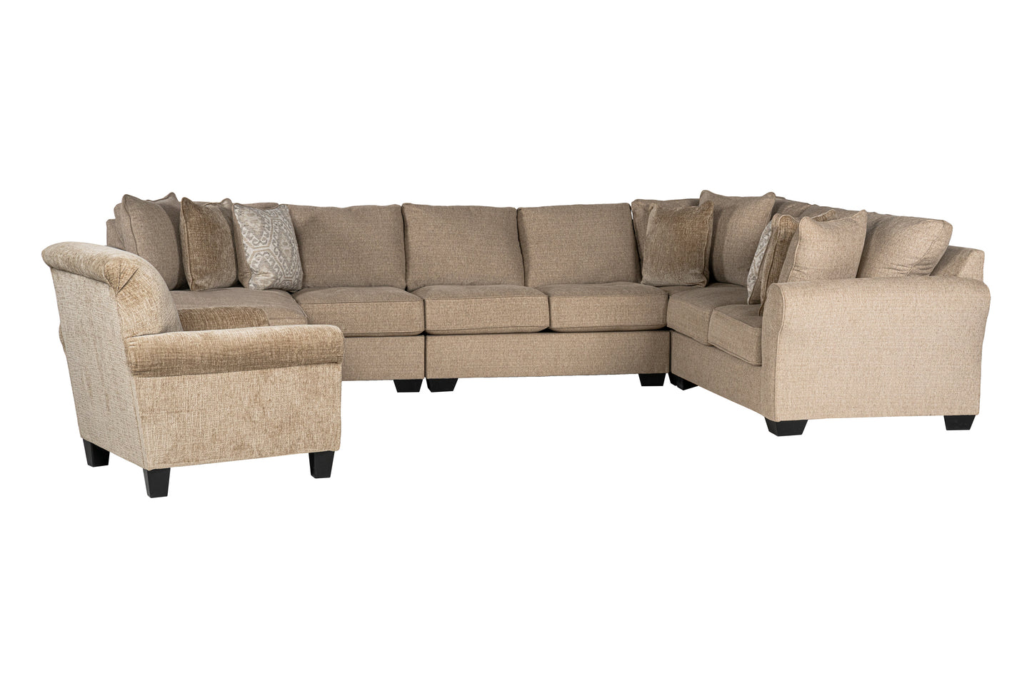 Valentina 5-piece Sectional Sofa Set + Accent Chair