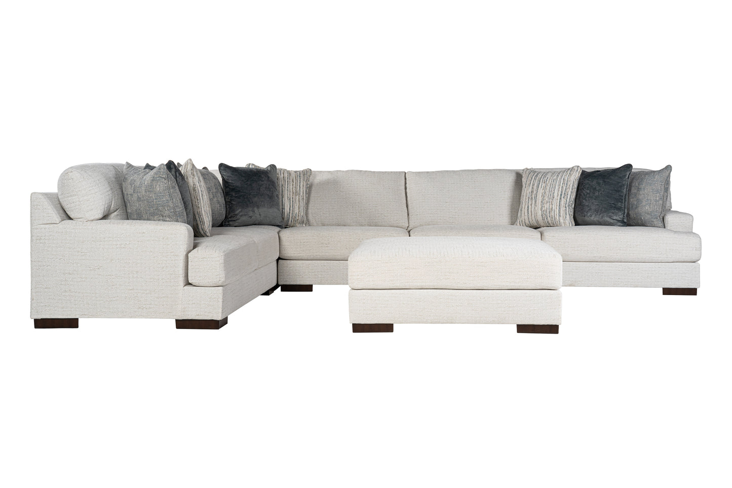 Ormira 4-piece Sectional Sofa Set + Ottoman