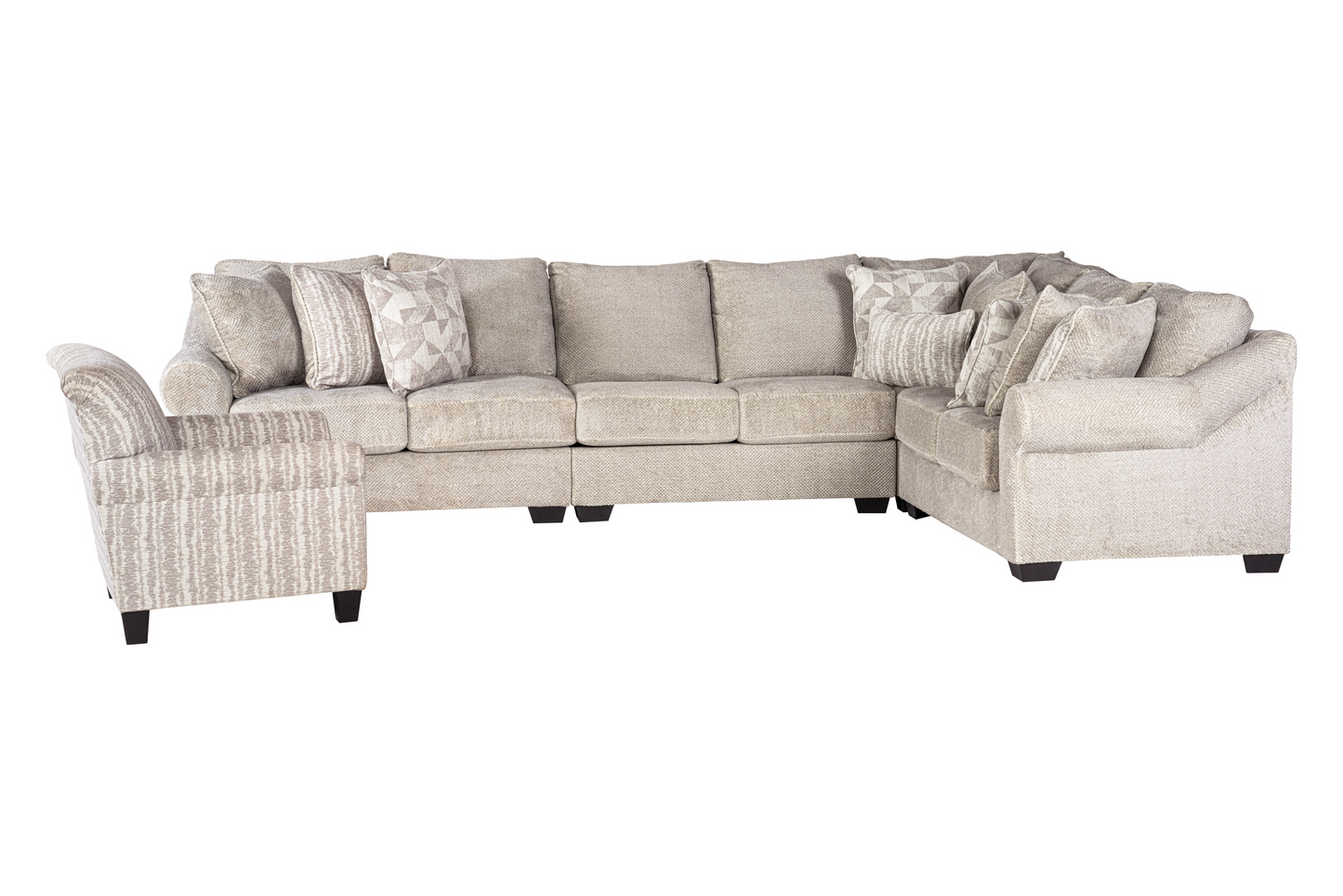 Camaby 4-piece Sectional Sofa Set + Accent Chair