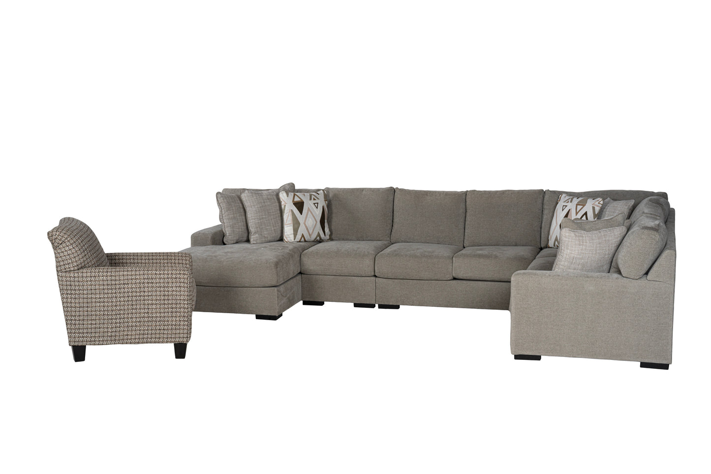 Nuvin 5-piece Sectional Sofa Set