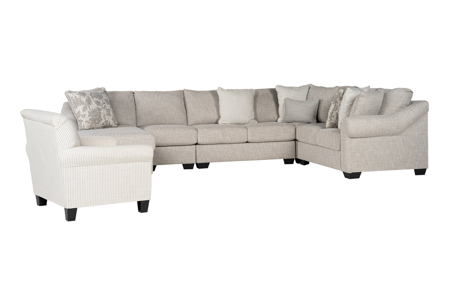 Opaline 5-piece Sectional Sofa Set + Accent Chair
