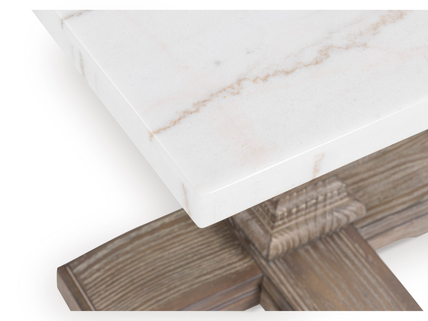 Johnelle Coffee table set (RECT Cocktail Table +Square End Table+ Sofa Table)