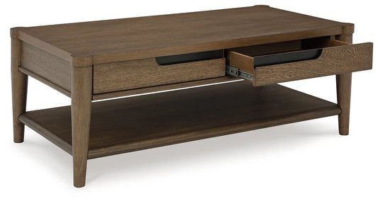 Roanhowe Rectangular Cocktail + 2 end Table