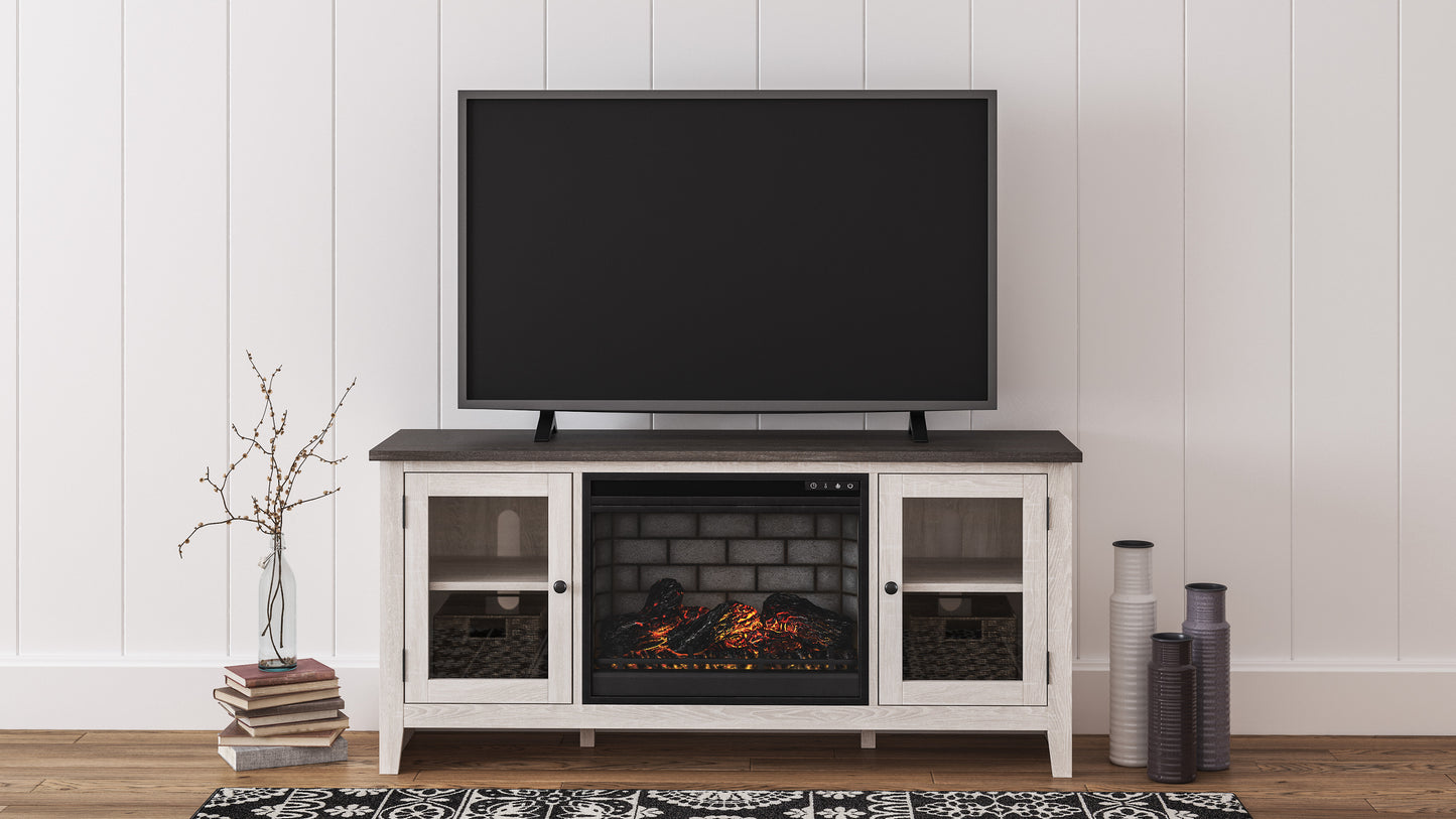 Dorrinson LG TV Stand With Fireplace Option