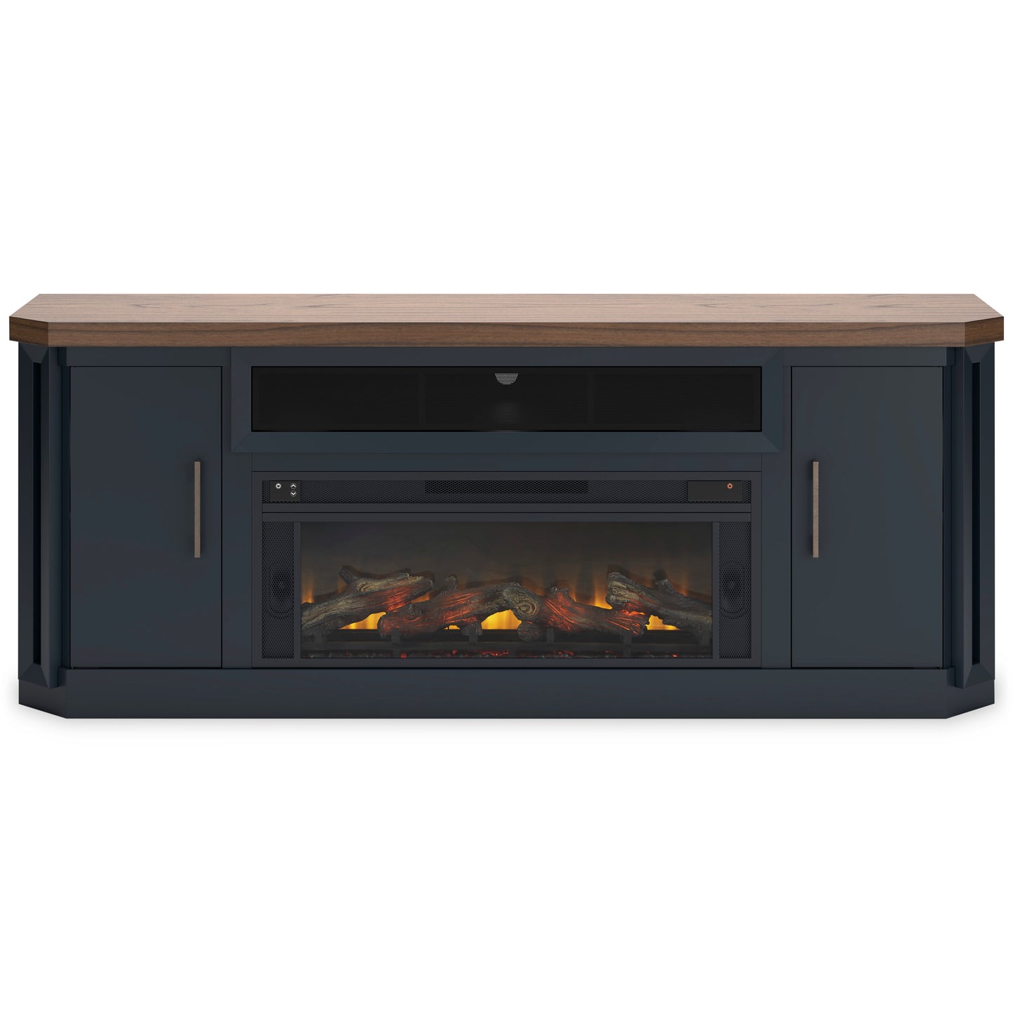 Landocken XL TV Stand With Fireplace Option