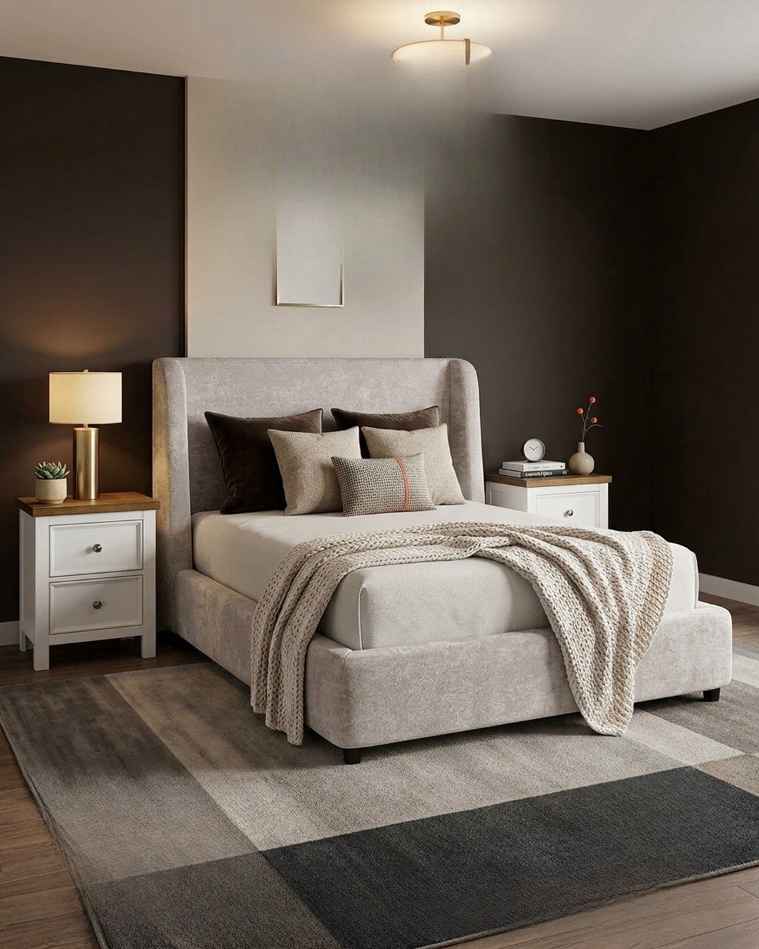 Rivano King Upholstered Bed