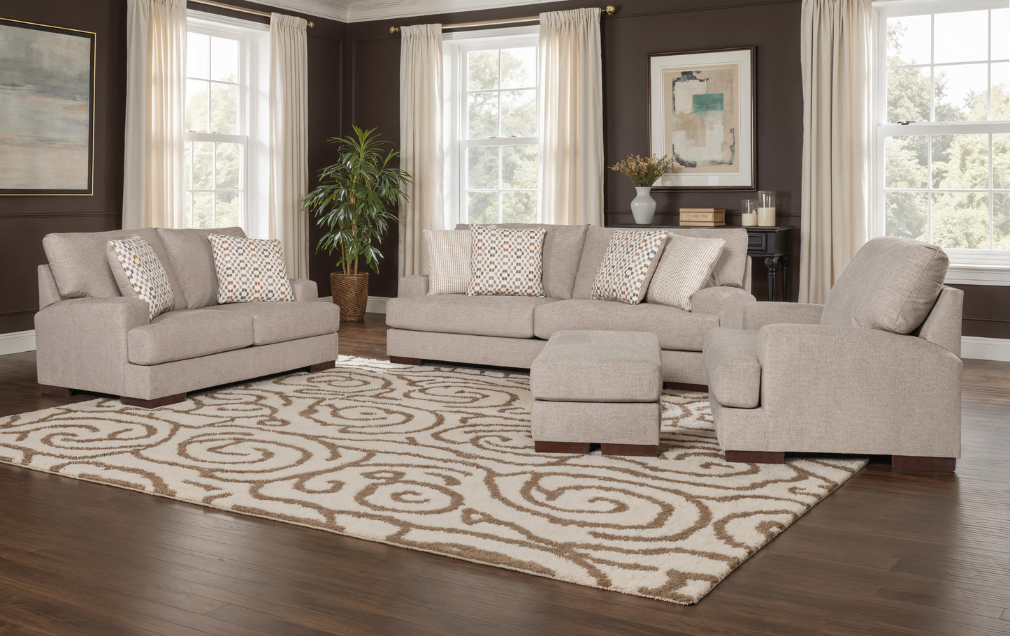 Monterey Sofa Set (3+2+1)