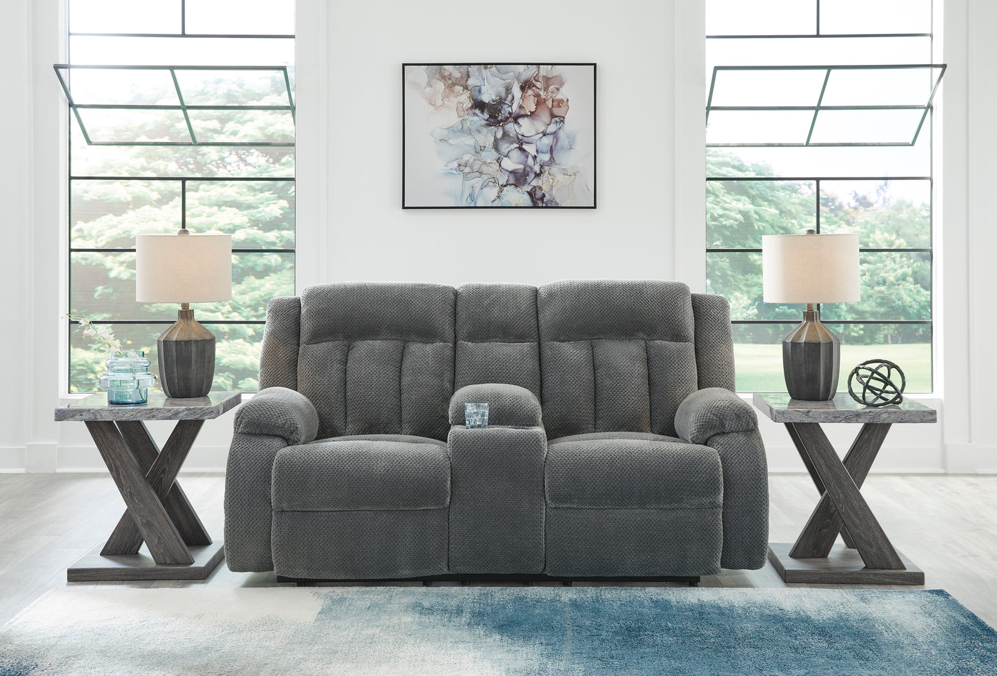 Greely Bend Pwr Loveseat With Console