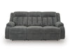 Greely Bend Rec Pwr Sofa With Drop Down Table