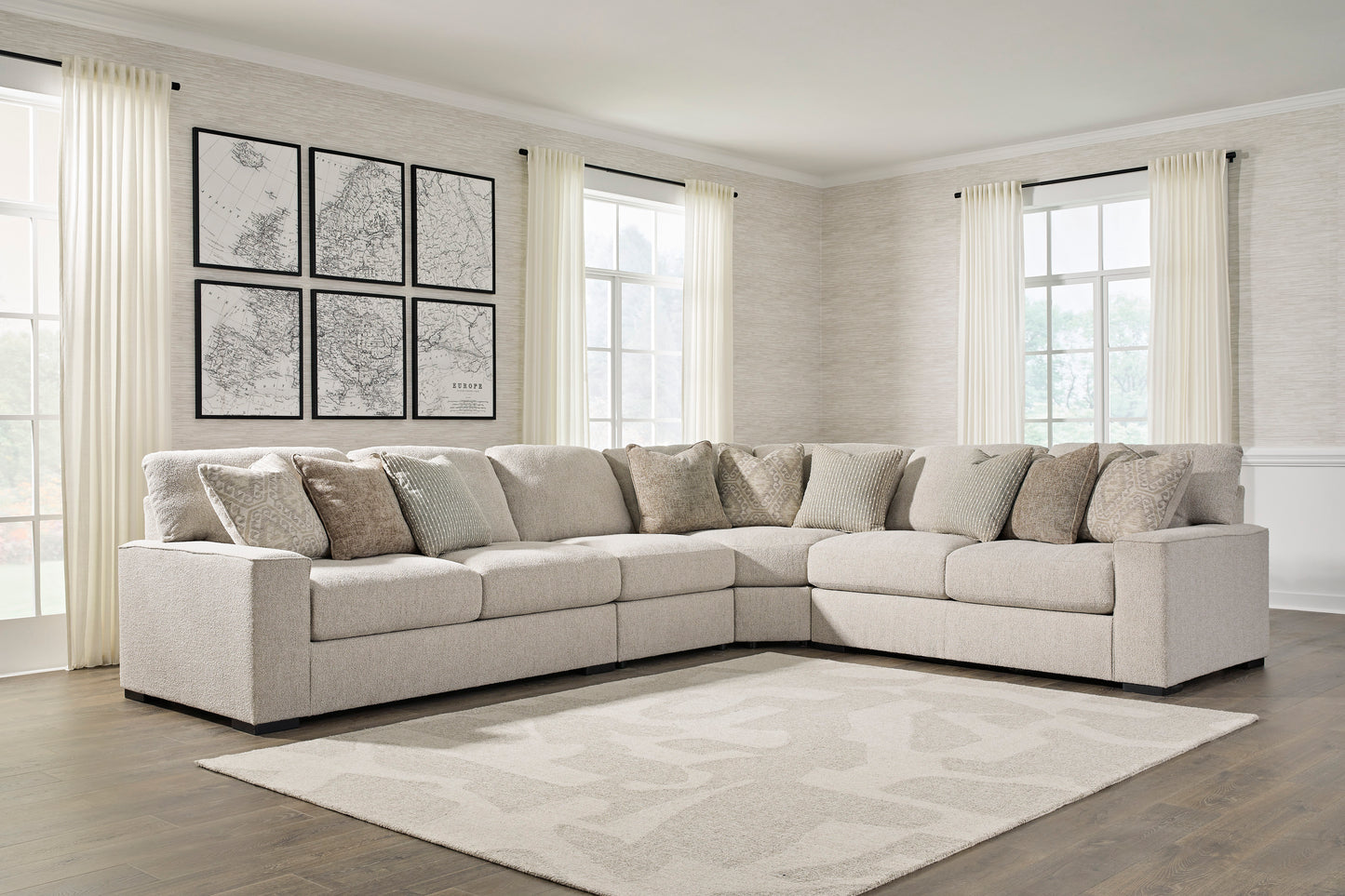 Balltyton 4 piece Sectional Sofa Set