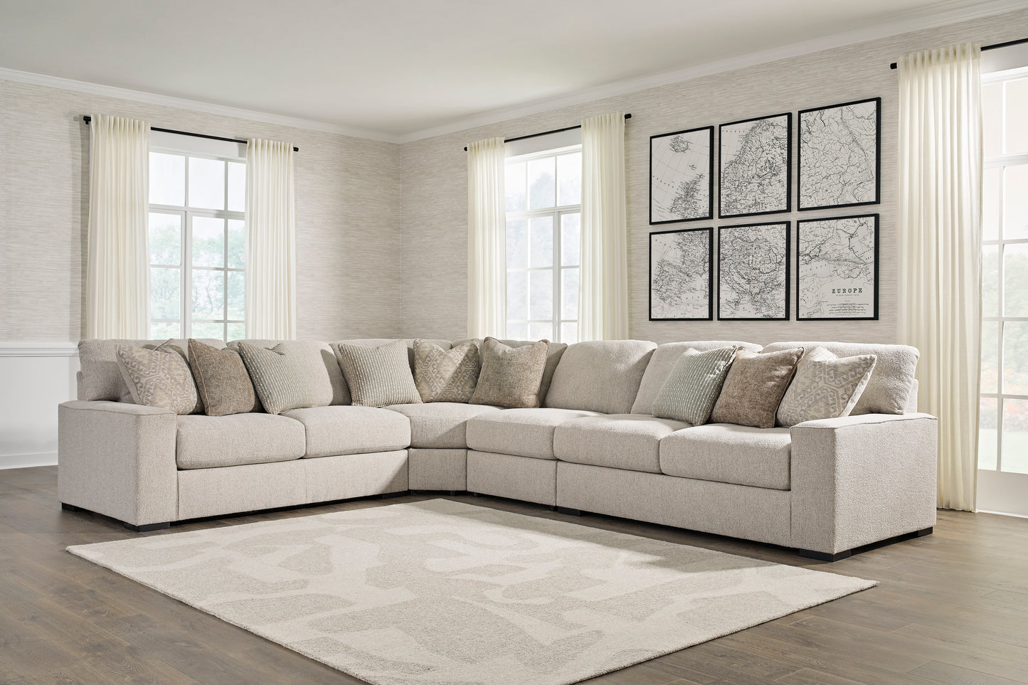 Balltyton 4 piece Sectional Sofa Set