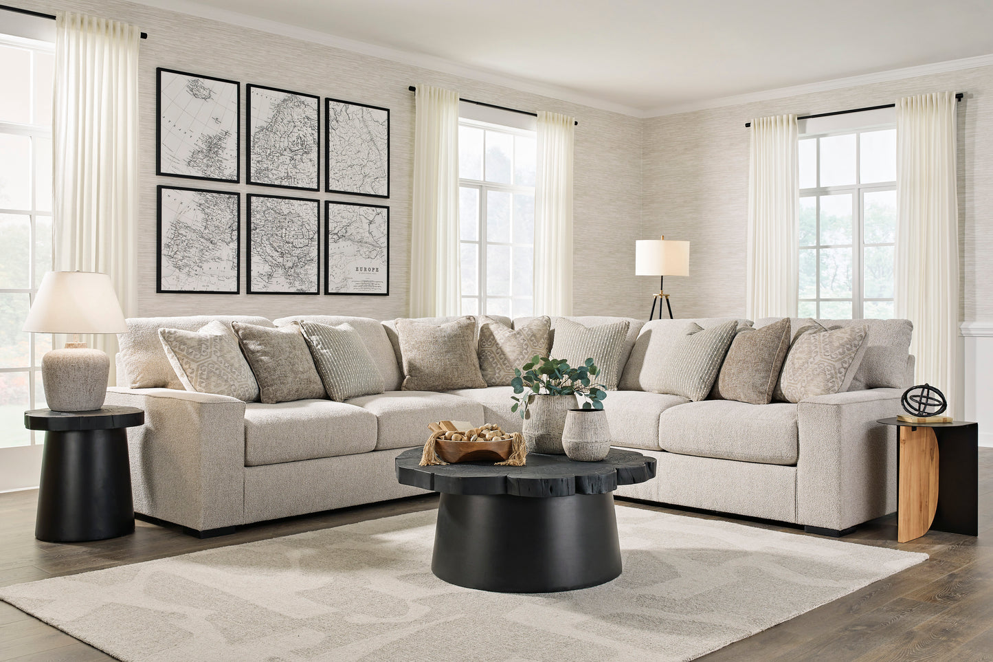 Balltyton 3 piece Sectional Sofa Set