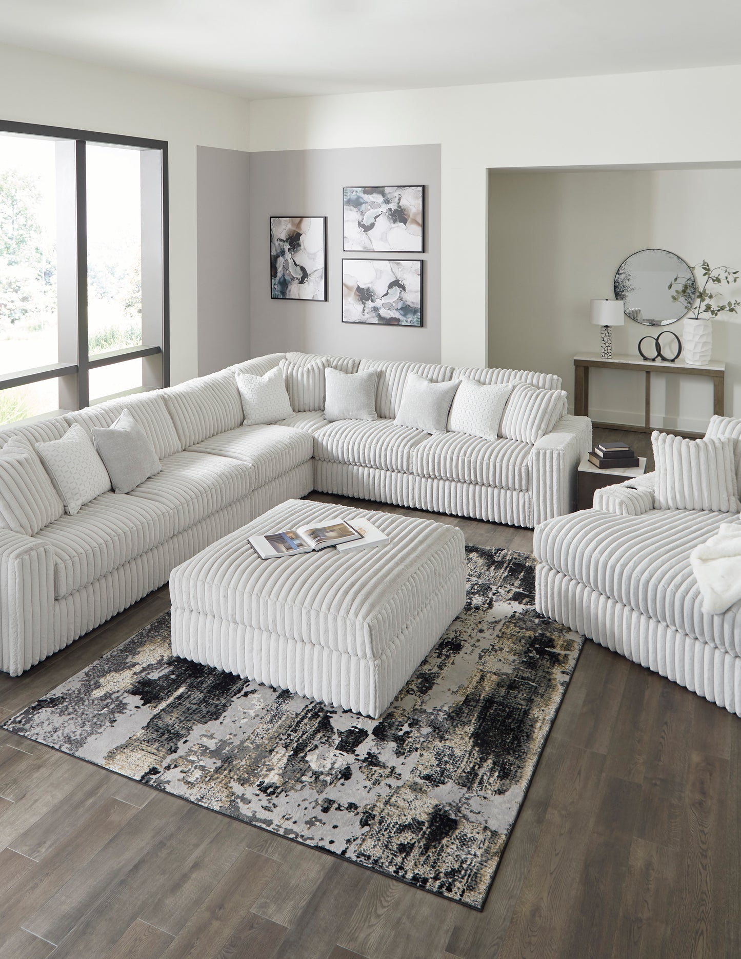 Stupendous 4 piece Sectional Sofa Set