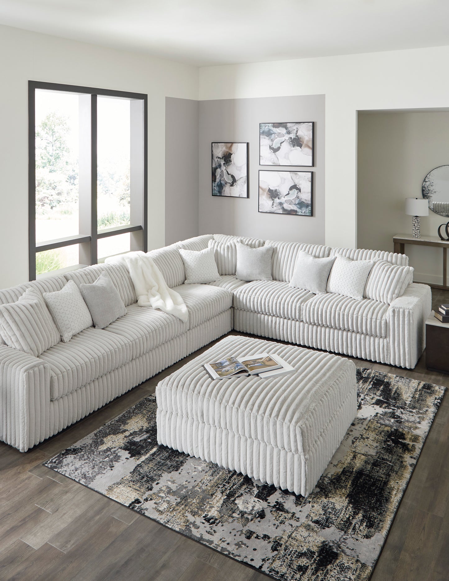 Stupendous 4 piece Sectional Sofa Set