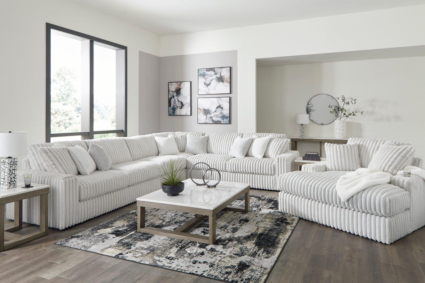Stupendous 4 piece Sectional Sofa Set