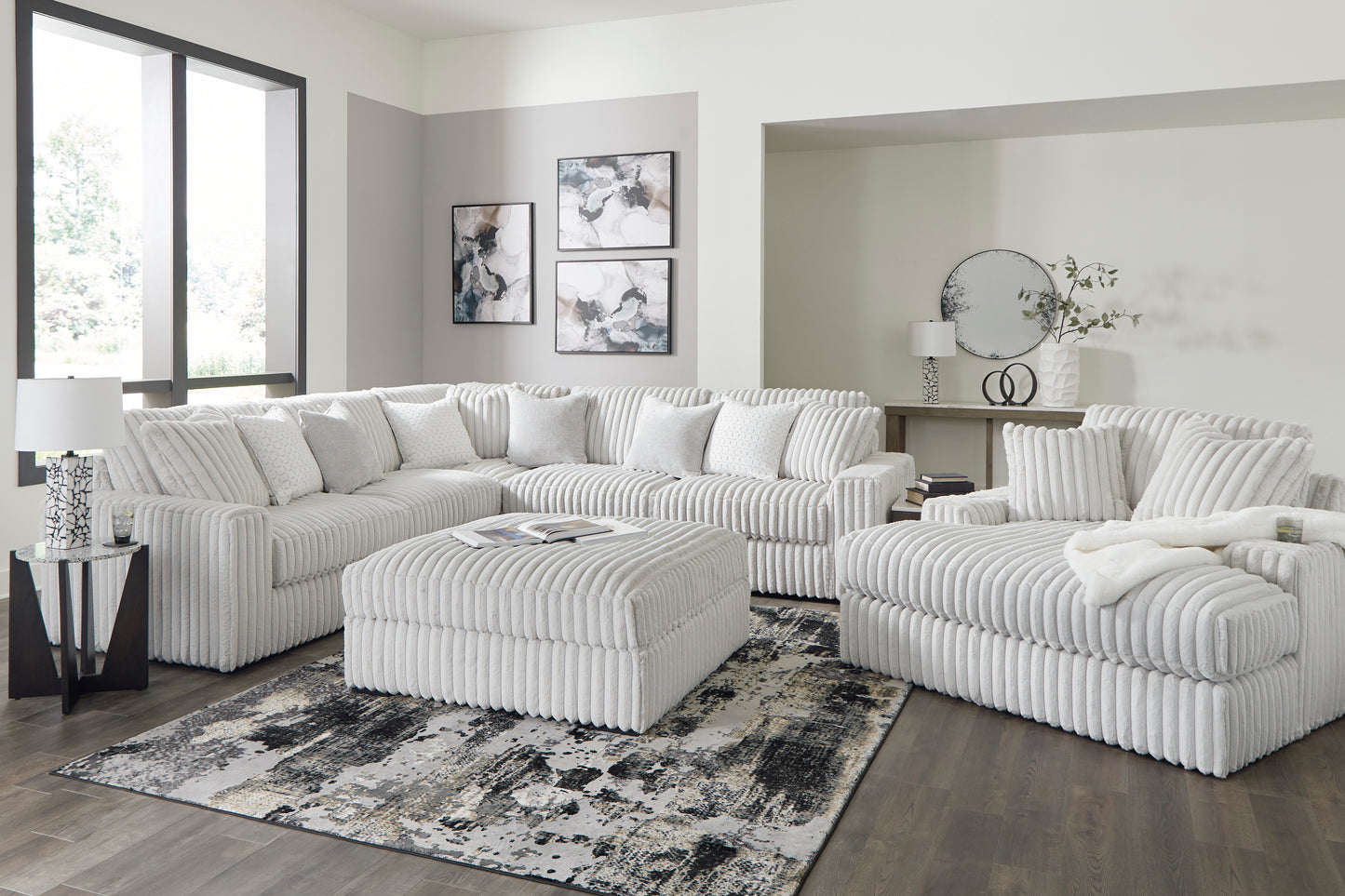 Stupendous 3 piece Sectional Sofa Set
