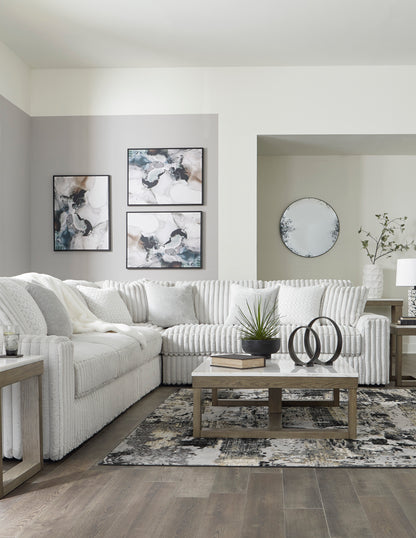 Stupendous 5 piece Sectional Sofa Set