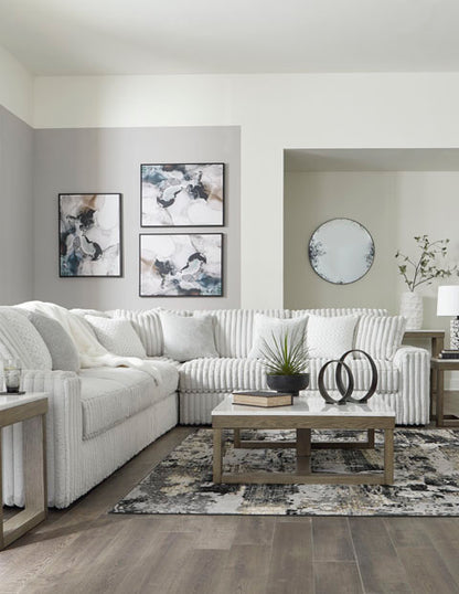 Stupendous 5 piece Sectional Sofa Set