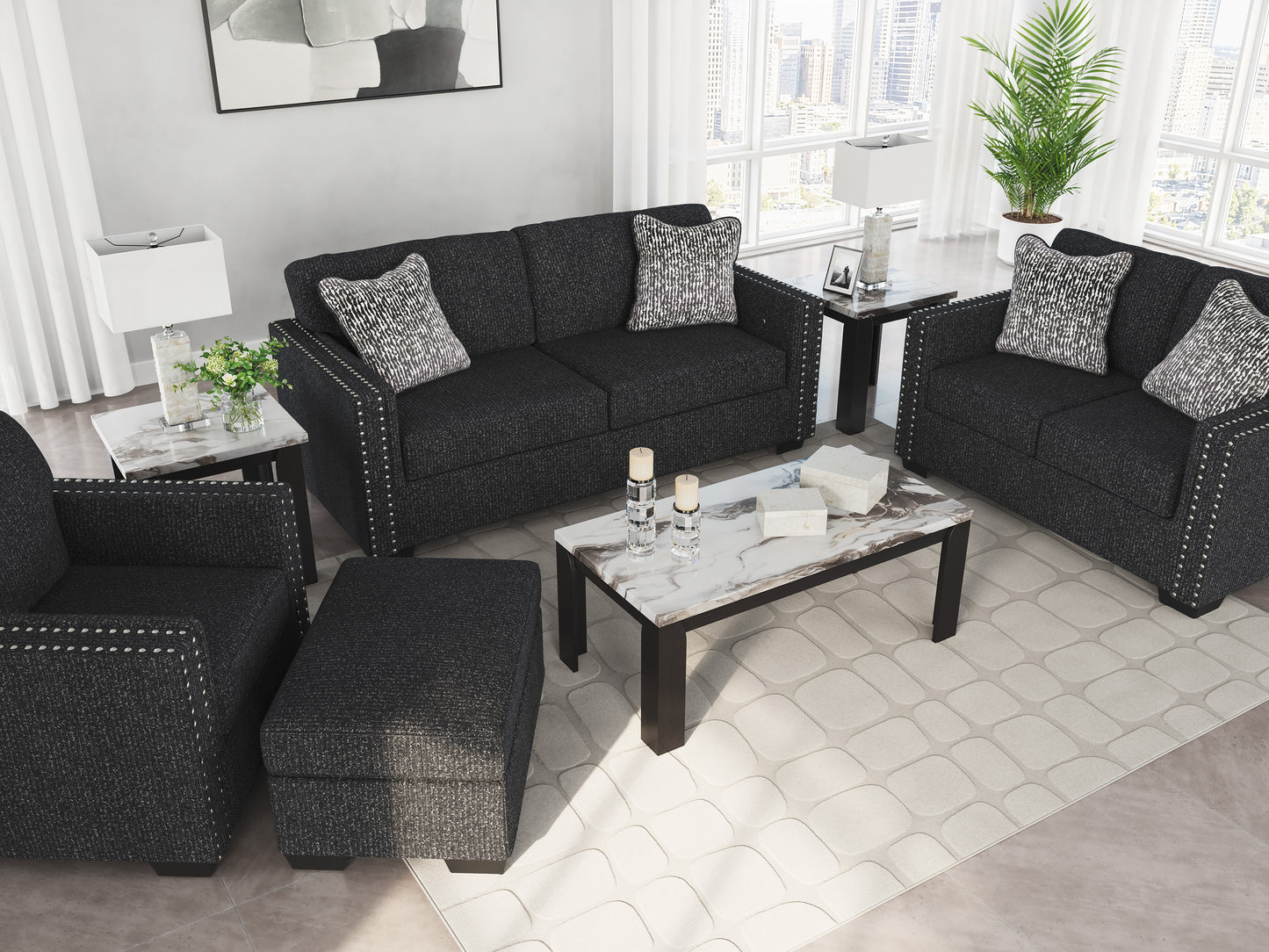 Jasmine Sofa Set (3+2+1)