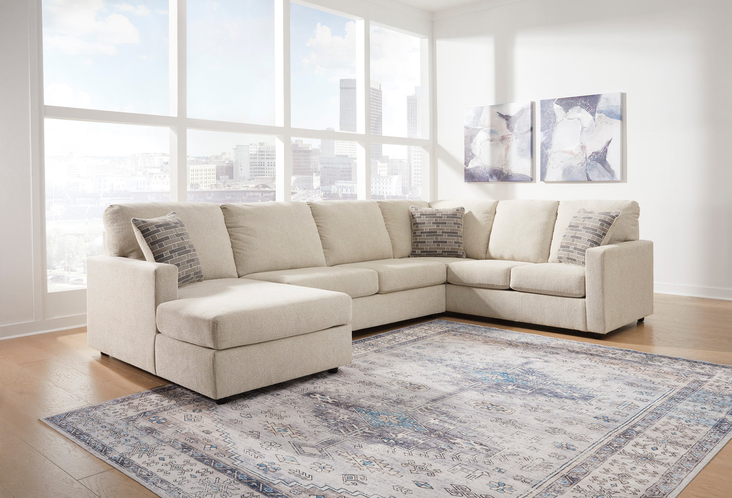 Edenfield 3 piece Sectional Sofa Set