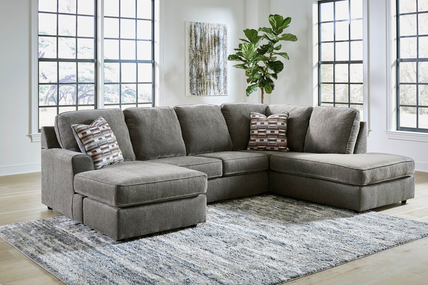 O'Phannon 2 Piece Sectional Sofa Set