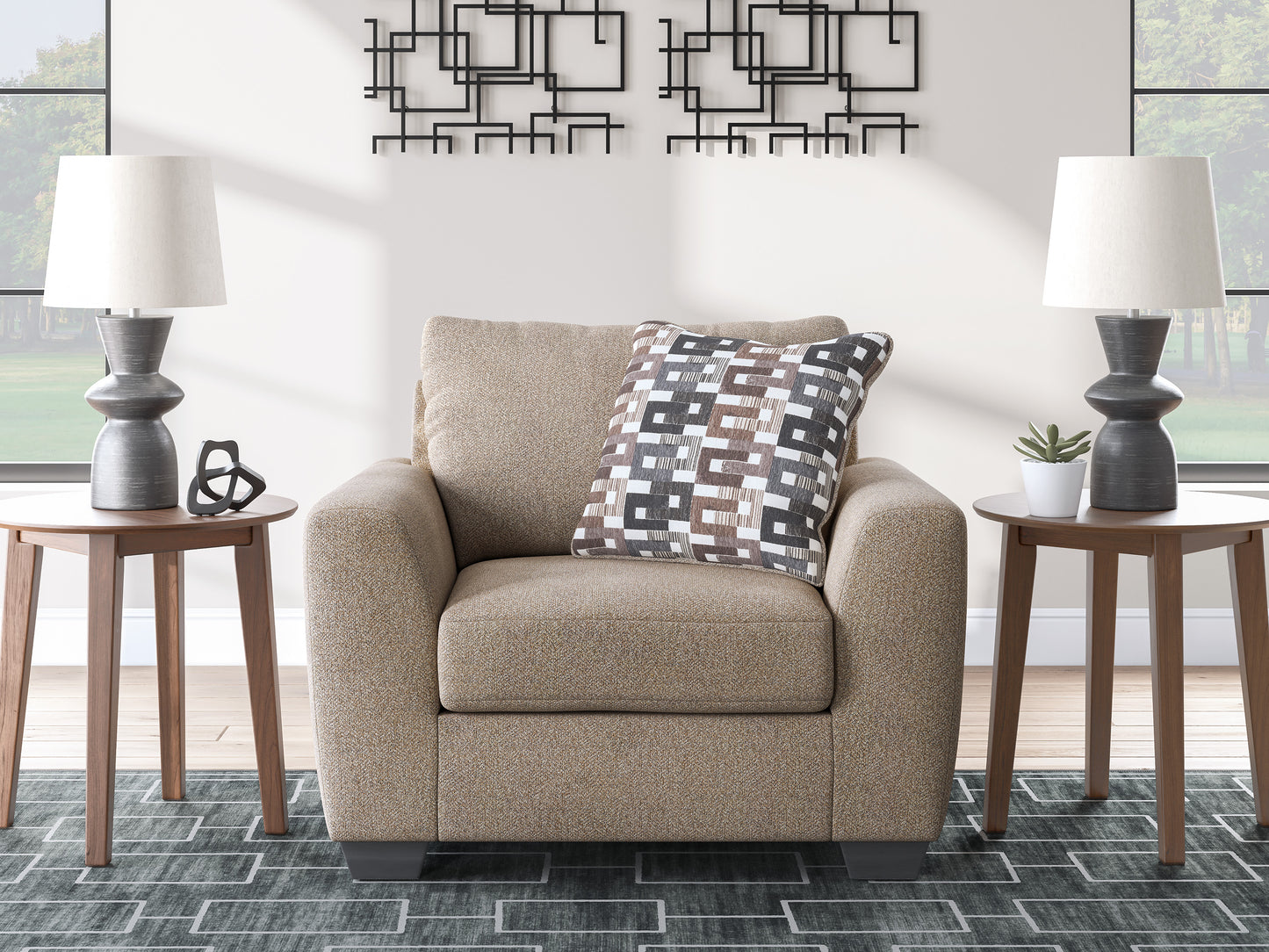 Triston-Peaks Sofa Set (3+2+1)