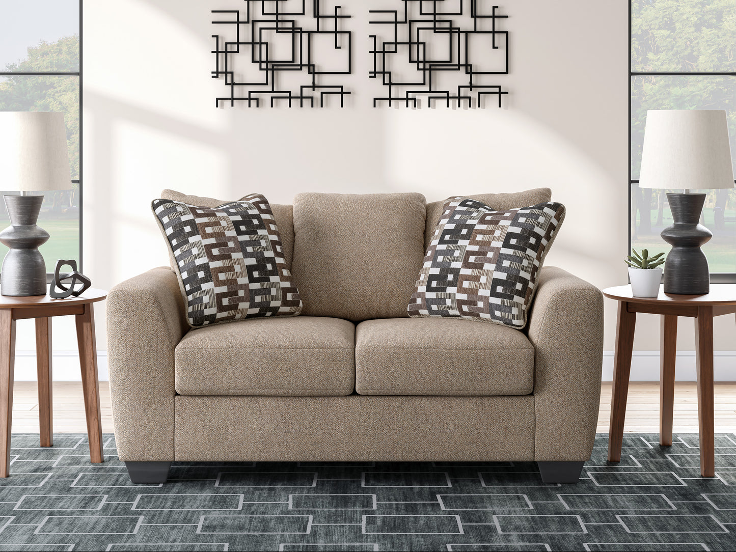 Triston-Peaks Sofa Set (3+2+1)