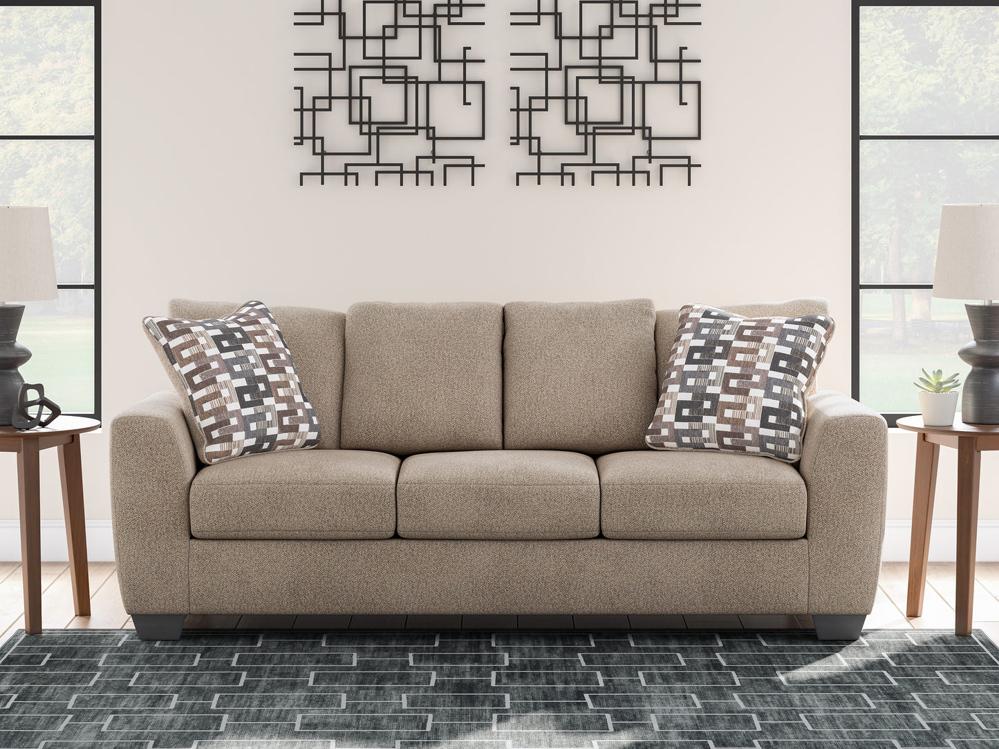 Triston-Peaks Sofa Set (3+2+1)
