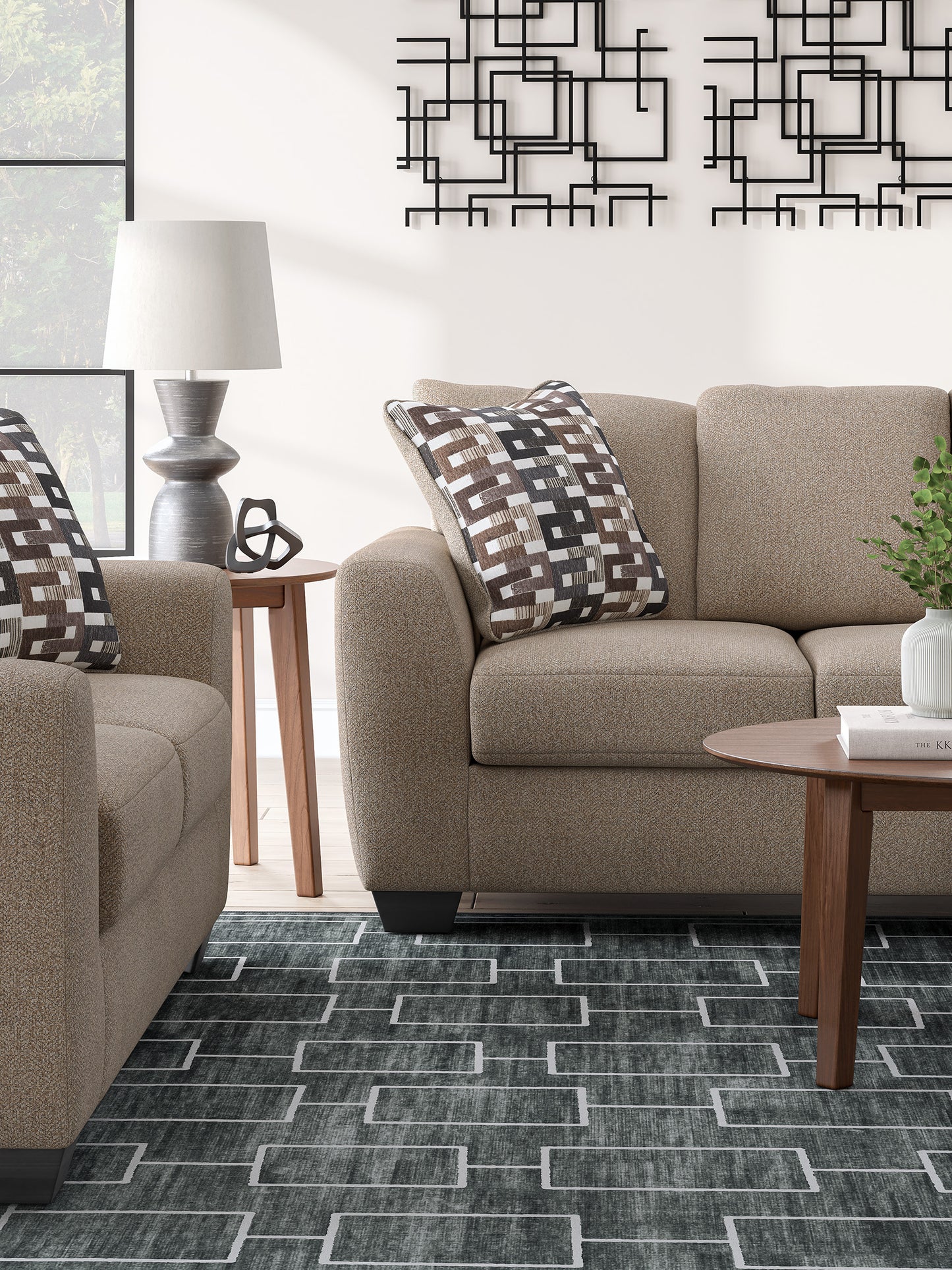 Triston-Peaks Sofa Set (3+2+1)