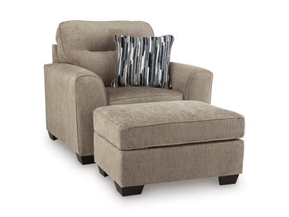 Olten-Mocha Chair and half