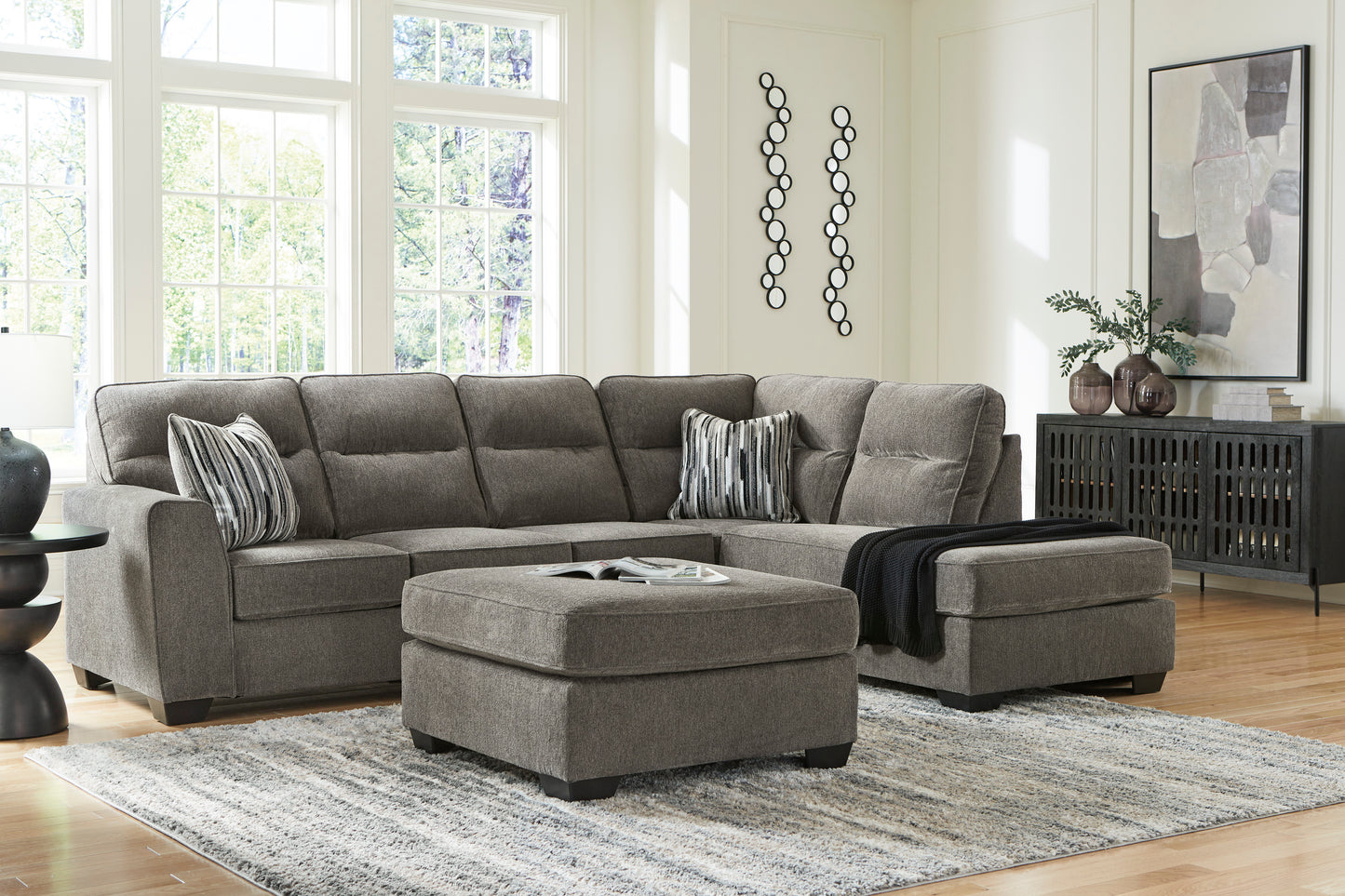 olten 2 Piece Sectional Sofa Set